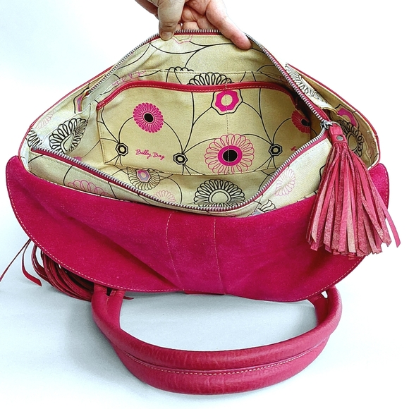 Hot Pink Billy Bag London Sachel - Picture 10 of 14